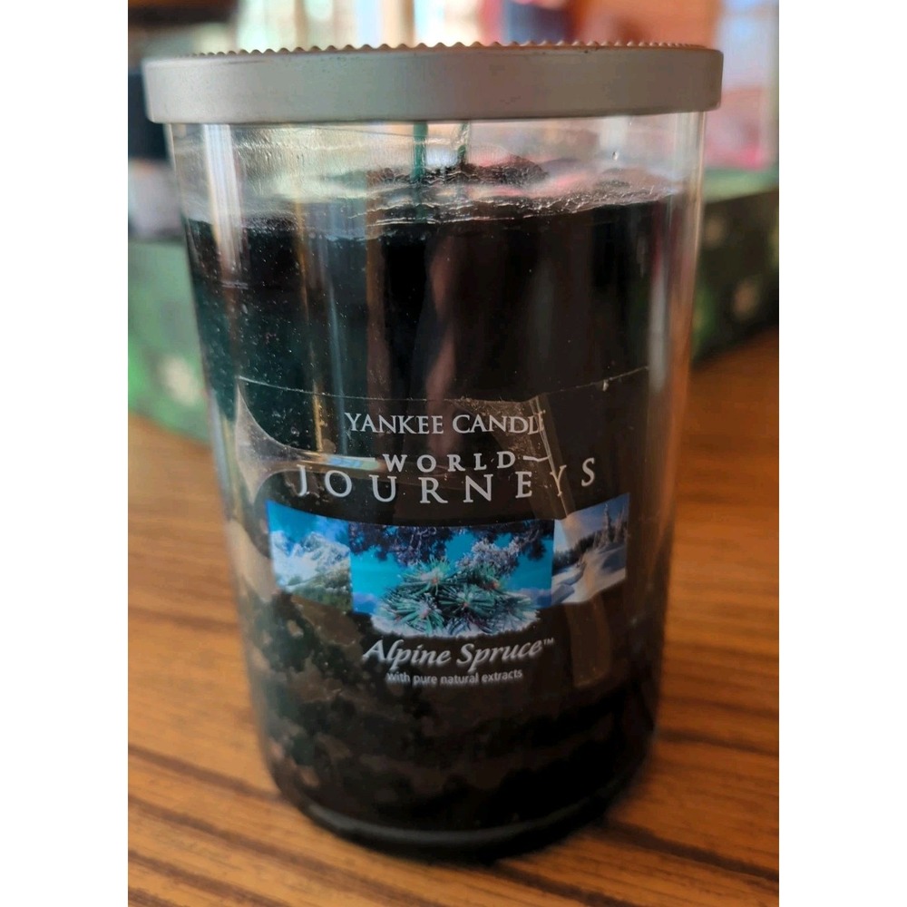 NEW Yankee Candle World Journeys 20 Oz Alpine Spruce Festive Holiday Scented